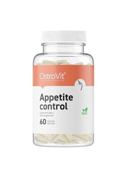 Жироспалювач Appetite Control, 60 капсул Ostrovit (333991333)