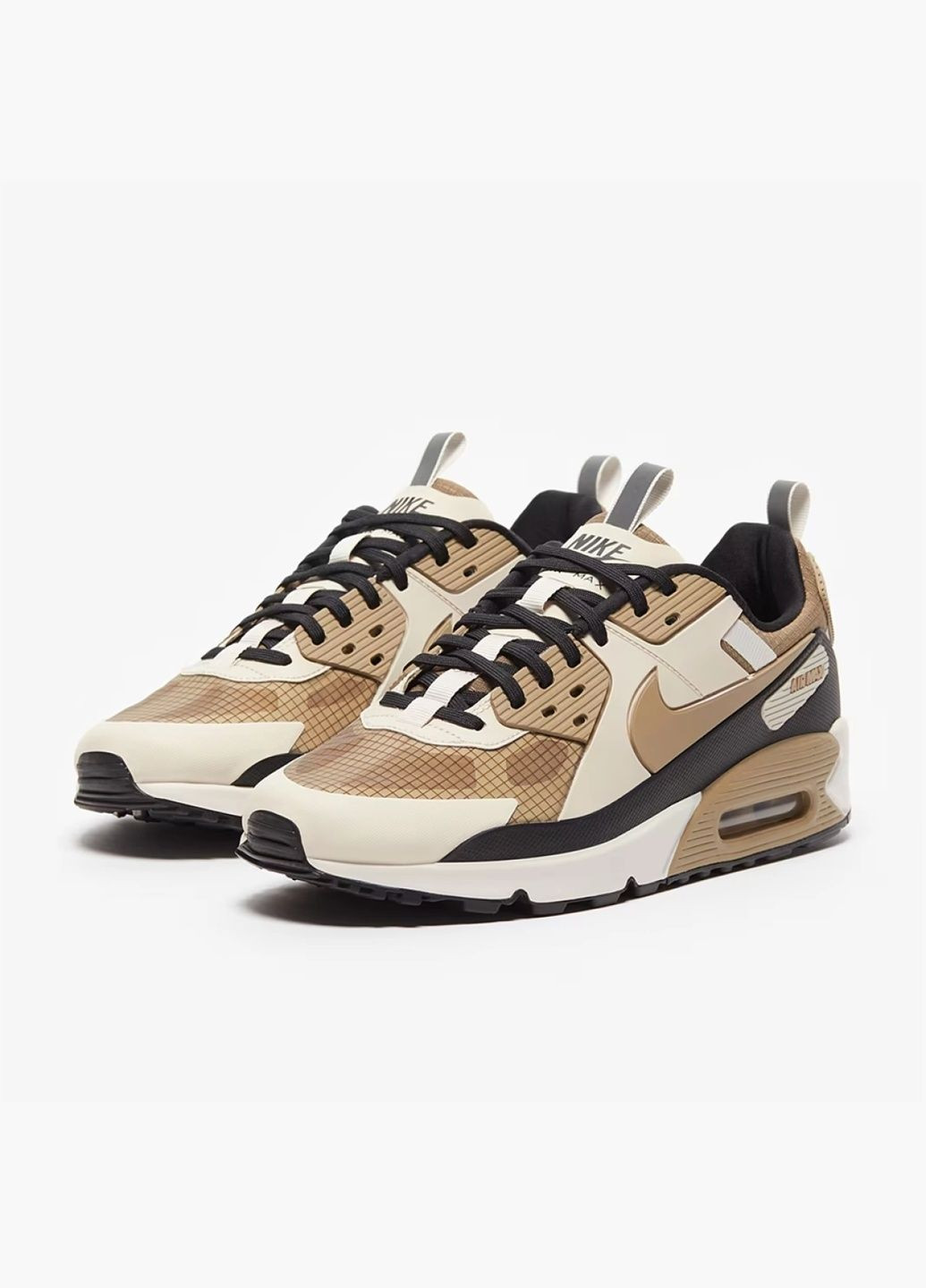 Коричневі кросівки чоловічі sportswear air max 90 drift brown fb2877-100 Nike