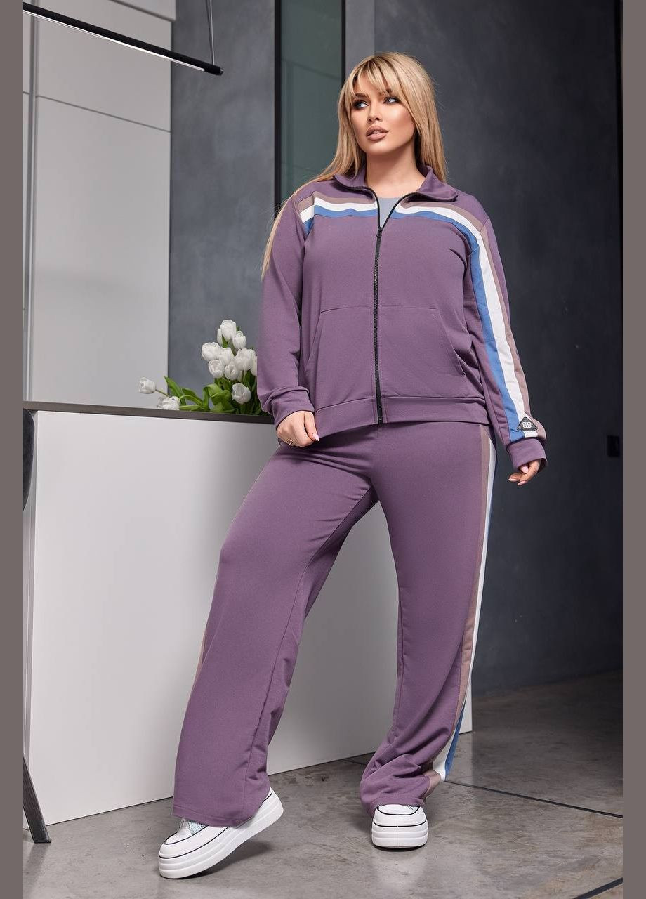 Женский спортивный костюм цвет фрез-джинс р.50/52 453341 New Trend (286329962)