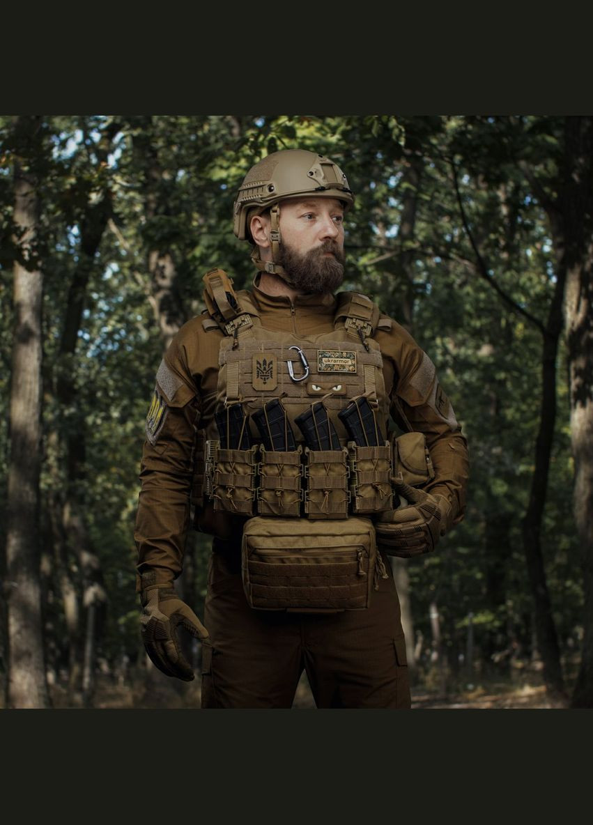 Подсумок одинарный пластиковый для магазина АК/AR. Ukrarmor (333721783)