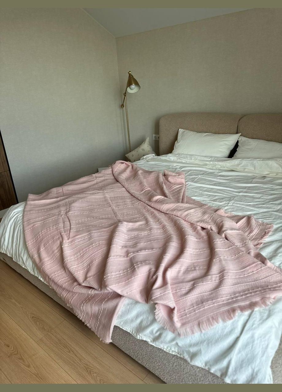 Турецький бавовняний плед євро піке 220х240 (П4К-A-turkish-001-04) No Brand (308754850)