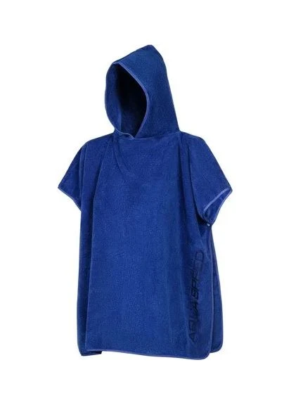 Полотенце пончо Aqua Speed KID'S PONCHO 80х160 см микрофибра No Brand темно-синий