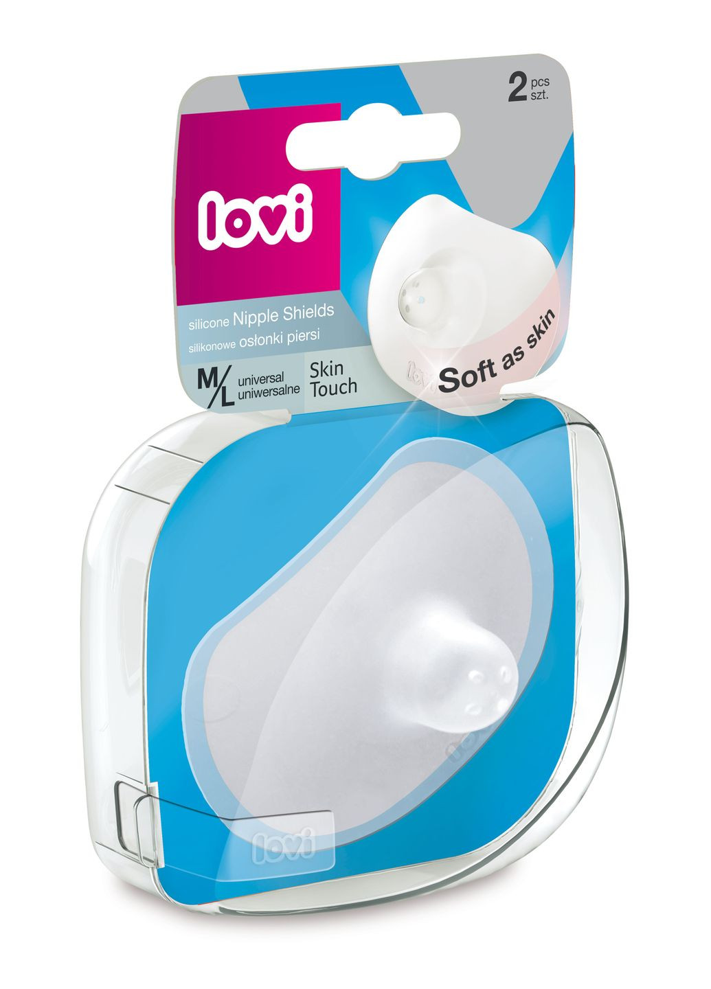 Накладки на груди Skin Touch силіконові, р.M/L, 2 шт. Lovi 5/606gb (328395509)