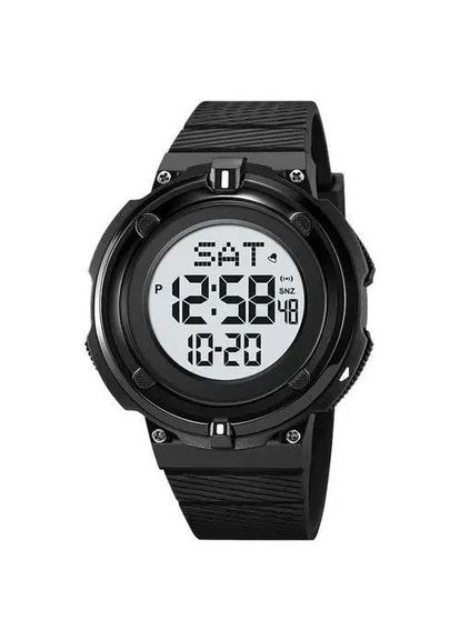 Водонепроницаемые мужские часы 2010BKWT BLACK-WHITE, Военные PW-647 тактические часы Skmei (337342515)