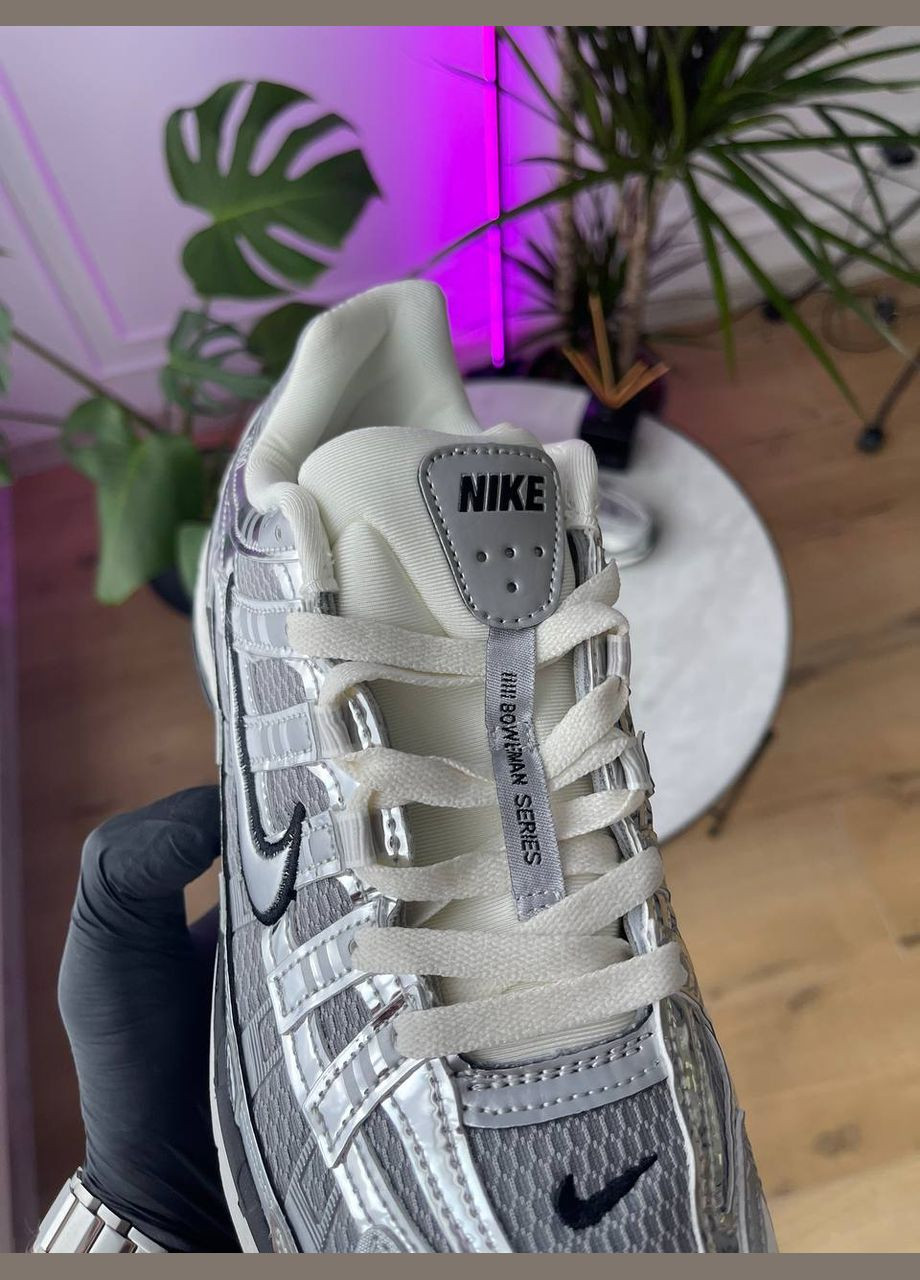 Сірі всесезон кросівки Vakko Nike P-6000 Metallic CN0149-001