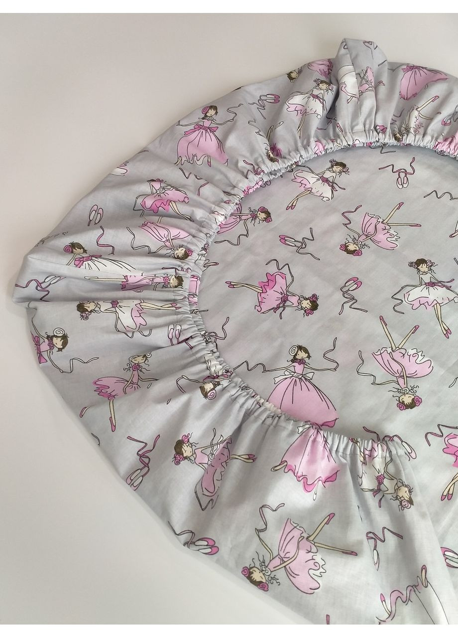 Простирадло на гумці в дитяче ліжечко, польська бязь, розмір 60*120 No Brand (370370154)