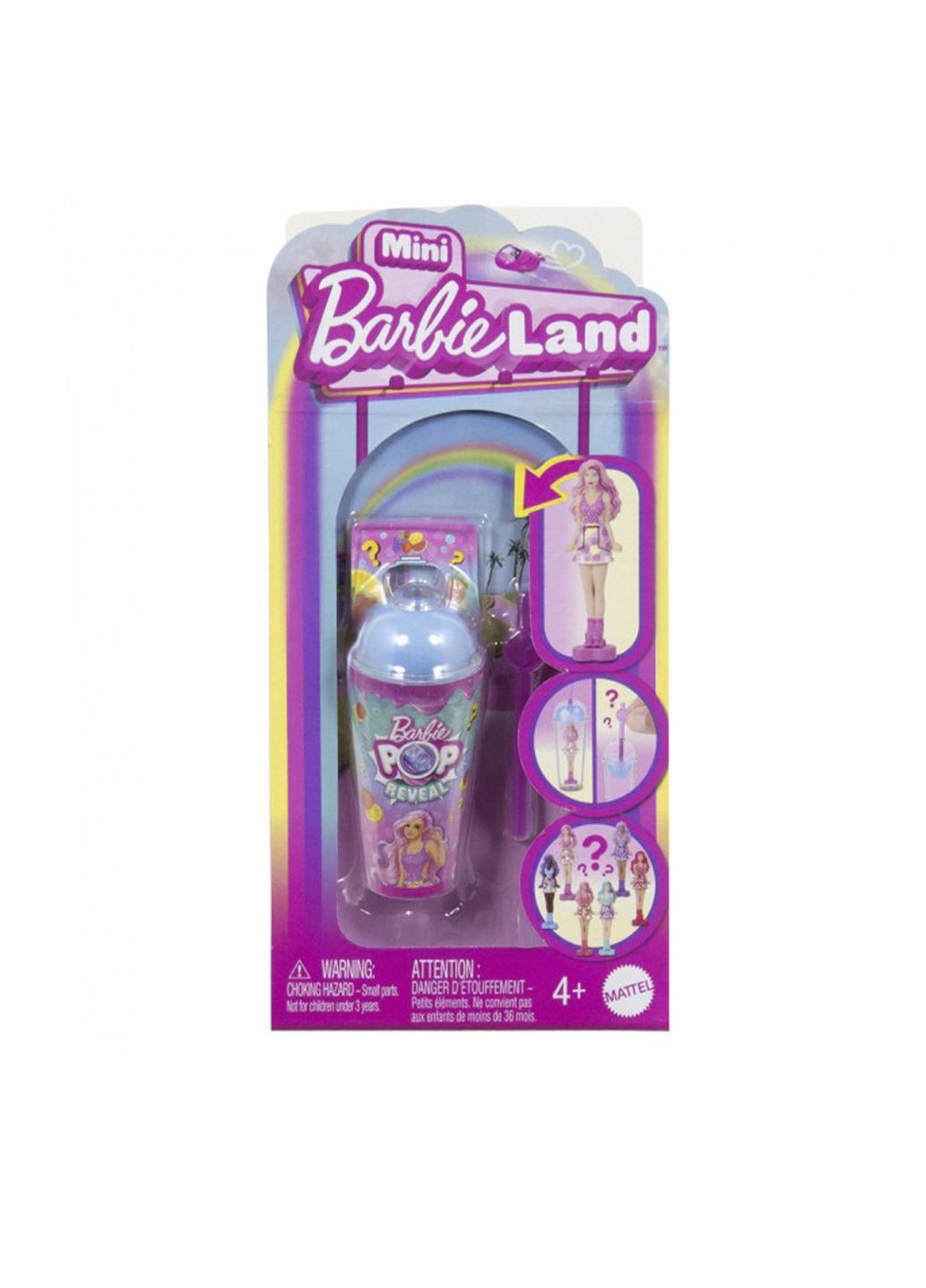 Мінілялечка "Pop Reveal" серії "Mini BarbieLand" колір різнокольоровий ЦБ-00263643 Barbie (306831798)