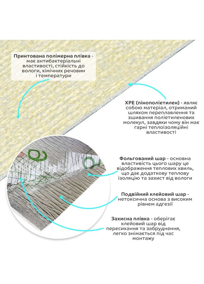 Обои самоклеющиеся 2800*500*2,5мм YM16 BEIGE WHITE (D) SW-00002023 Sticker Wall (298285220)