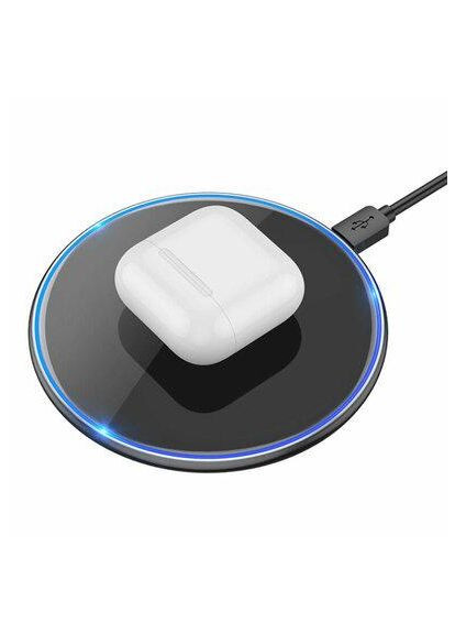 Беспроводное зарядное устройство HOCO CW6 Pro Easy 15W беспроводная зарядка черная беспроводная зарядка Borofone (353497582)