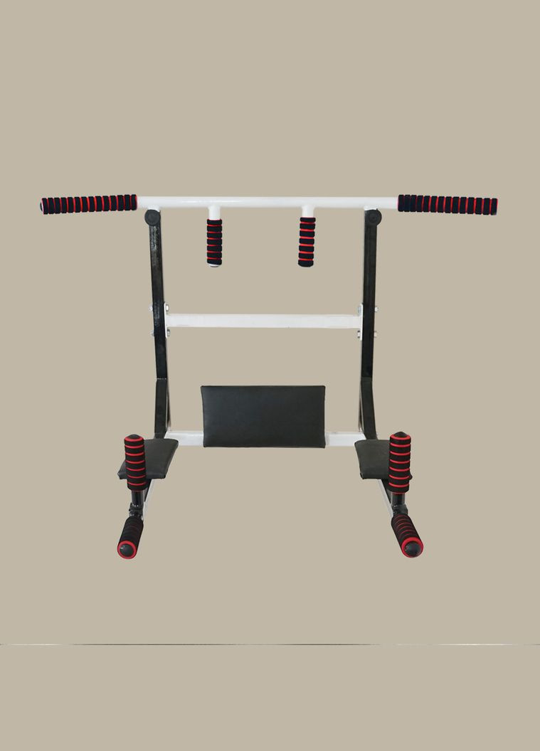 Турнік з брусами та пресом 4 в 1 Чорний з м'якими ручками No Brand (326596766)