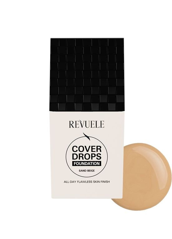 Тональна основа під макіяж Cover Drops Пісочний, 35 мл REVUELE (360714441)