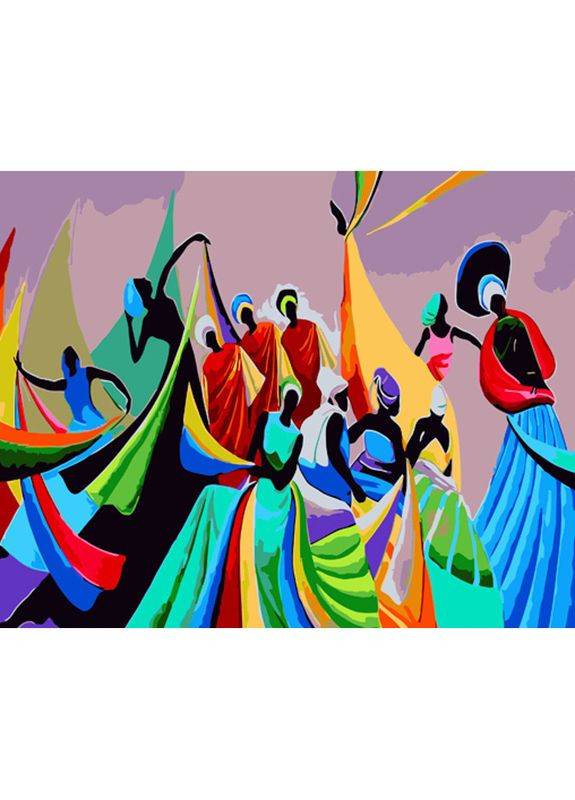 Картина по номерам ПРЕМИУМ Женские силуэты с лаком и размером 40х50 см (GS1530) Strateg (362501062)