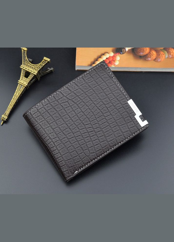 Классический мужской кошелек в стиле рептилии крокодил, портмоне бумажник рептилия No Brand (334730670)