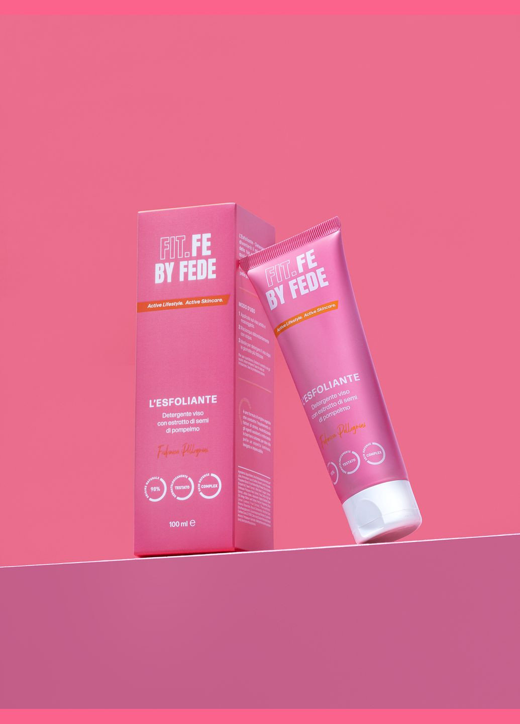 Пілінг для очищення обличчя The Exfoliator Face Cleanser, 100 мл Fit.Fe by Fede (348429052)
