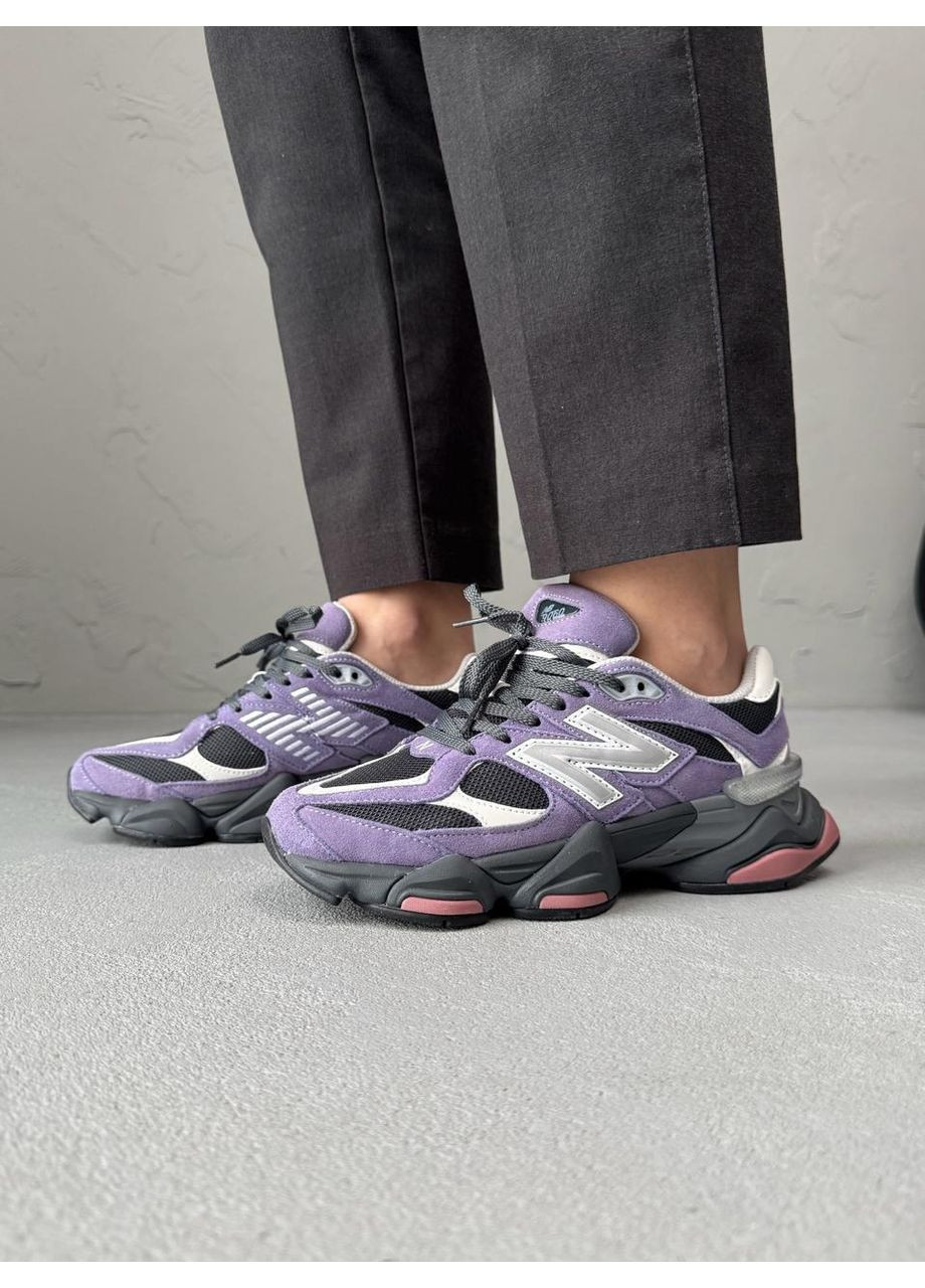 Білі Осінні кросівки чоловічі new balance 9060 violet noir нью беланс 9060 No Brand