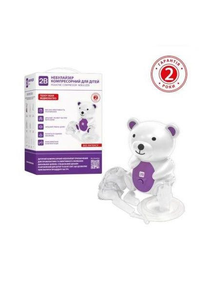 Ингалятор (небулайзер) Teddy Bear для детей компрессорная гарантия 2 года 2B (296785297)