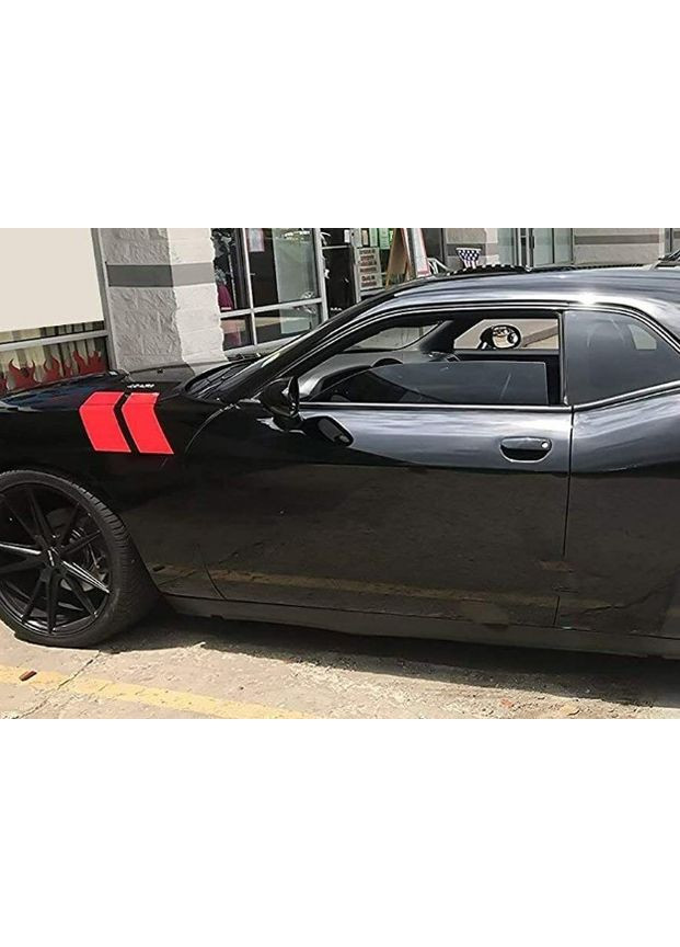 Смуги на крила авто 3D TUNING STUDIO Подвійні 490х100х0.060мм=4штуки No Brand (362498154)