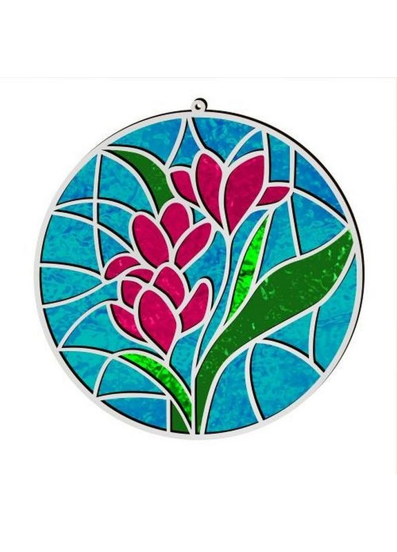 Набор для витражной живописи по номерам "Весенние цветы" FDSGK-06 Fabrika Decoru (364551219)