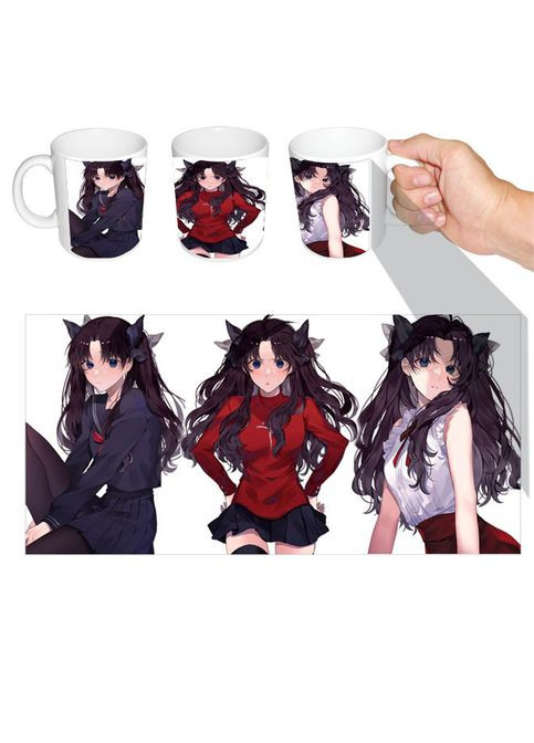 Чашка белая аниме Судьба Ночь Схватки (z0295) No Brand (327007338)