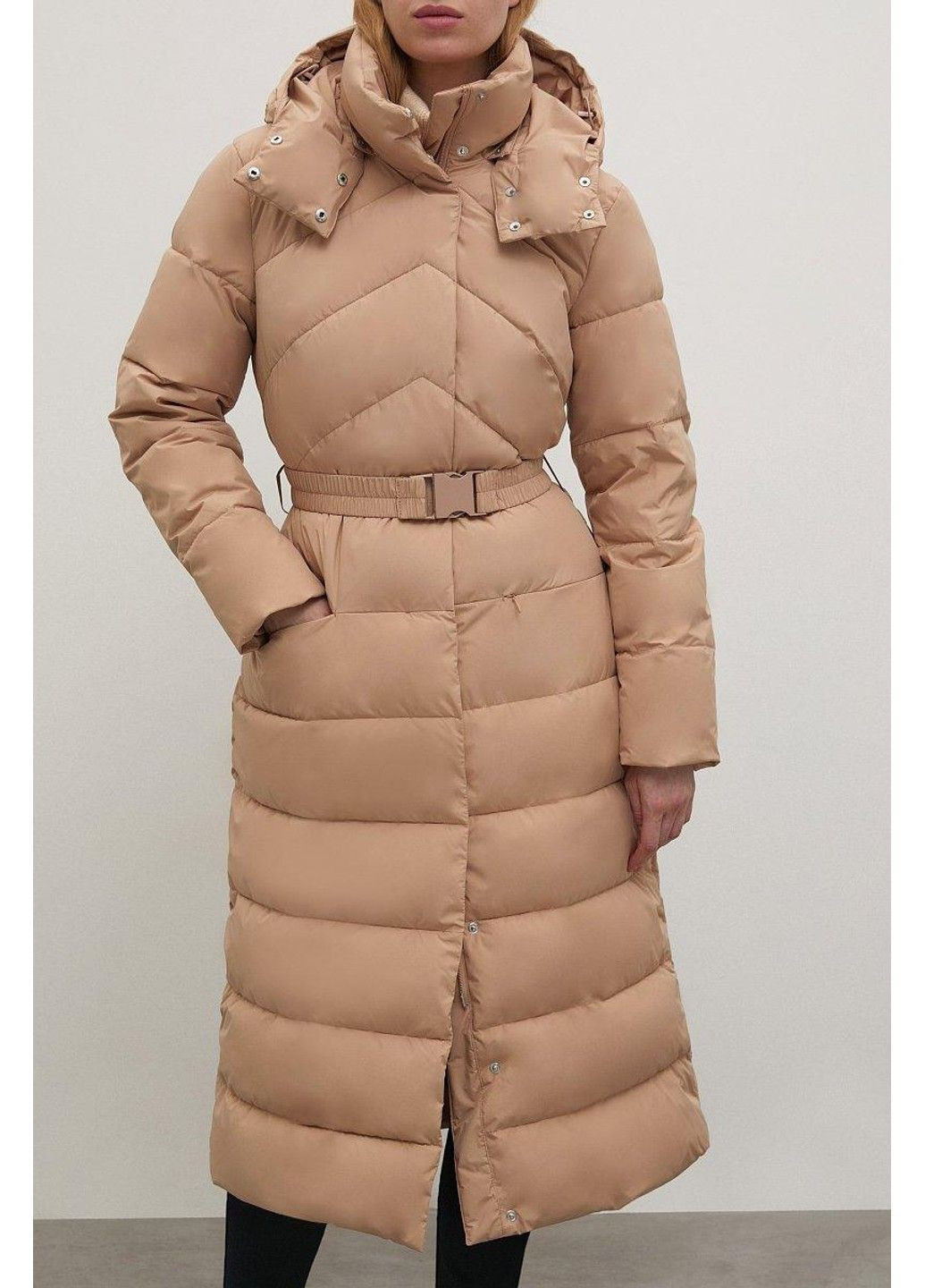 Бежева зимня зимова куртка fwc11007-714 Finn Flare