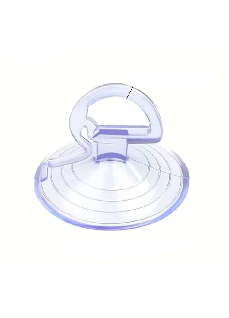 Присоска универсальная многофункциональная прозрачная D-35 мм с большим полукольцом D-15 мм, 1 шт. Chico'S (369374838)
