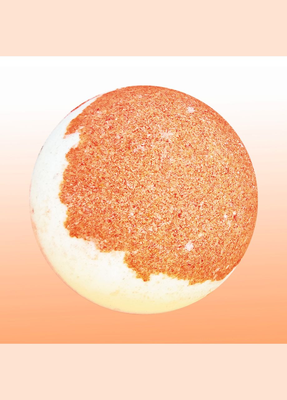 Бомбочка для ванни "Десерт Абрикосовий йогурт" сфера 150 г No Brand (318092877)