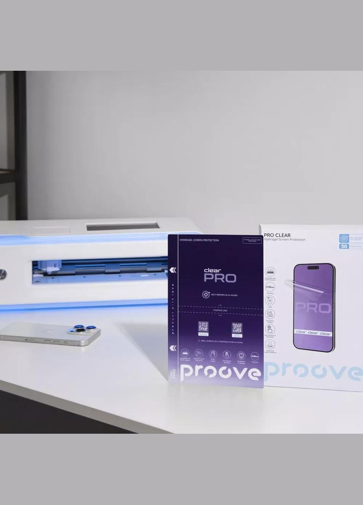 Гидрогелевая 3D-плёнка PRO для Samsung Galaxy Note 10 (SM-N970F) — ударопрочная, полная защита экрана, глянцевая Proove (337349110)