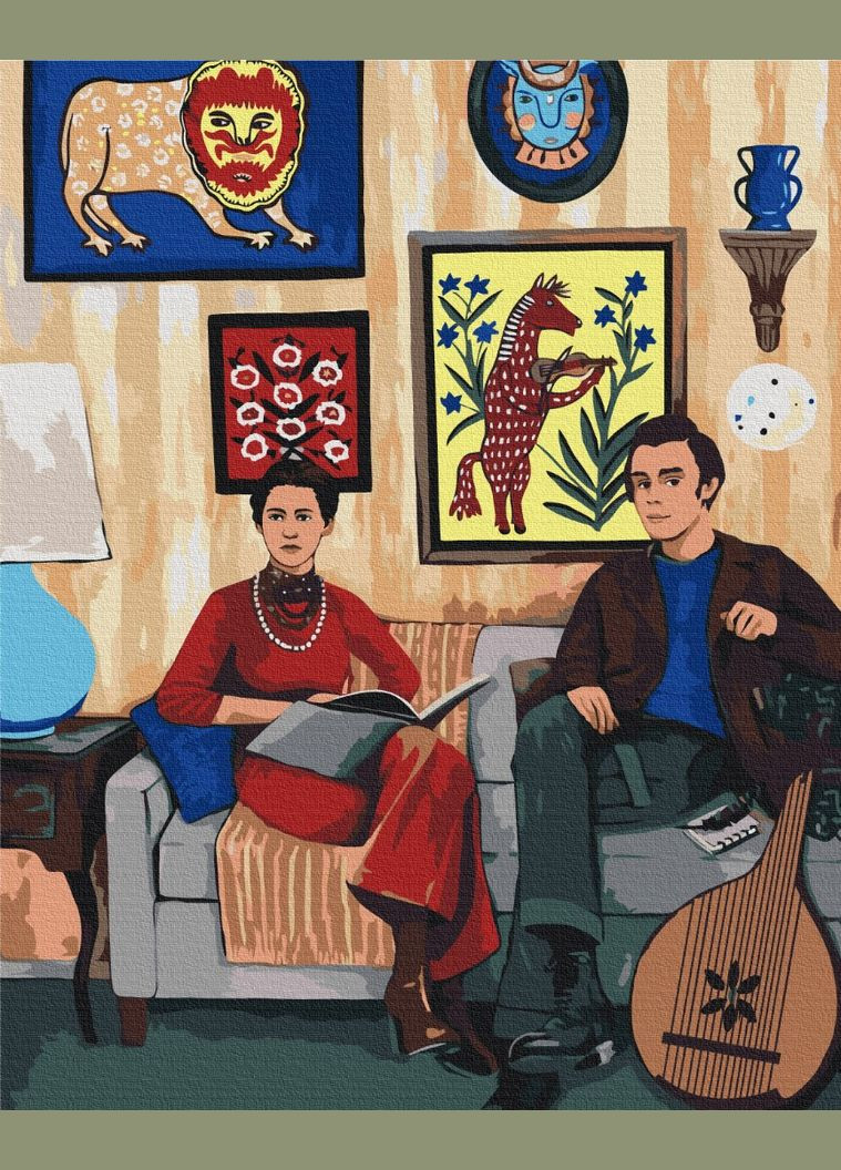 Картина за номерами на підрамнику Дім класиків © Viktoriya Kovalenko Brushme (317258096)