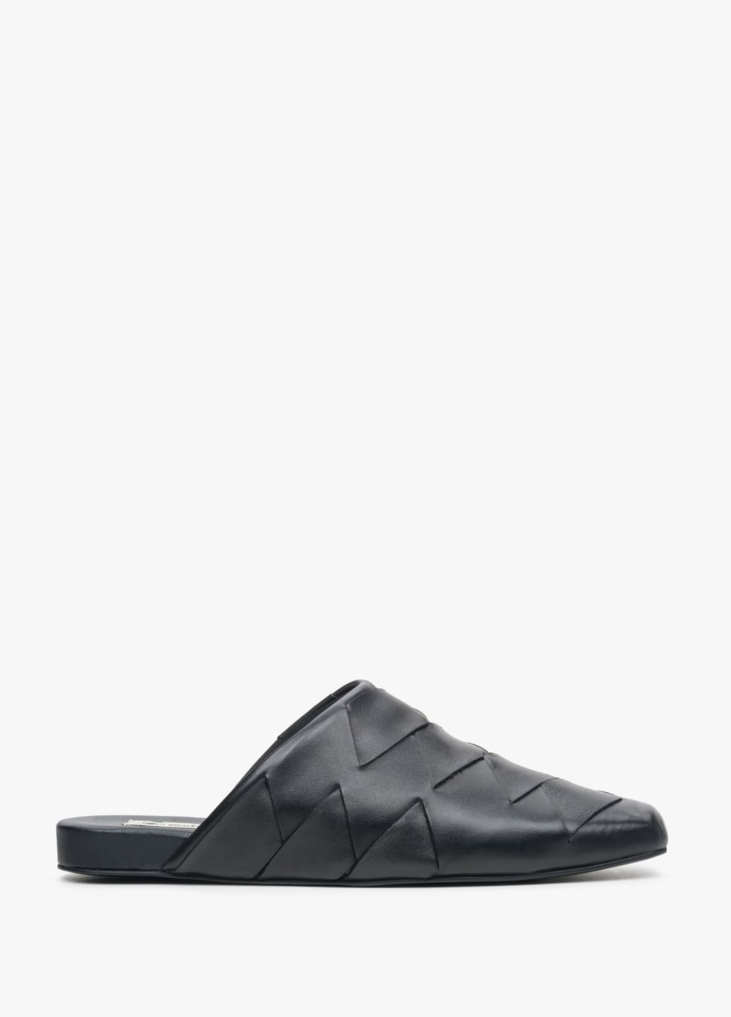 Черные мюли, цвет черный Estro