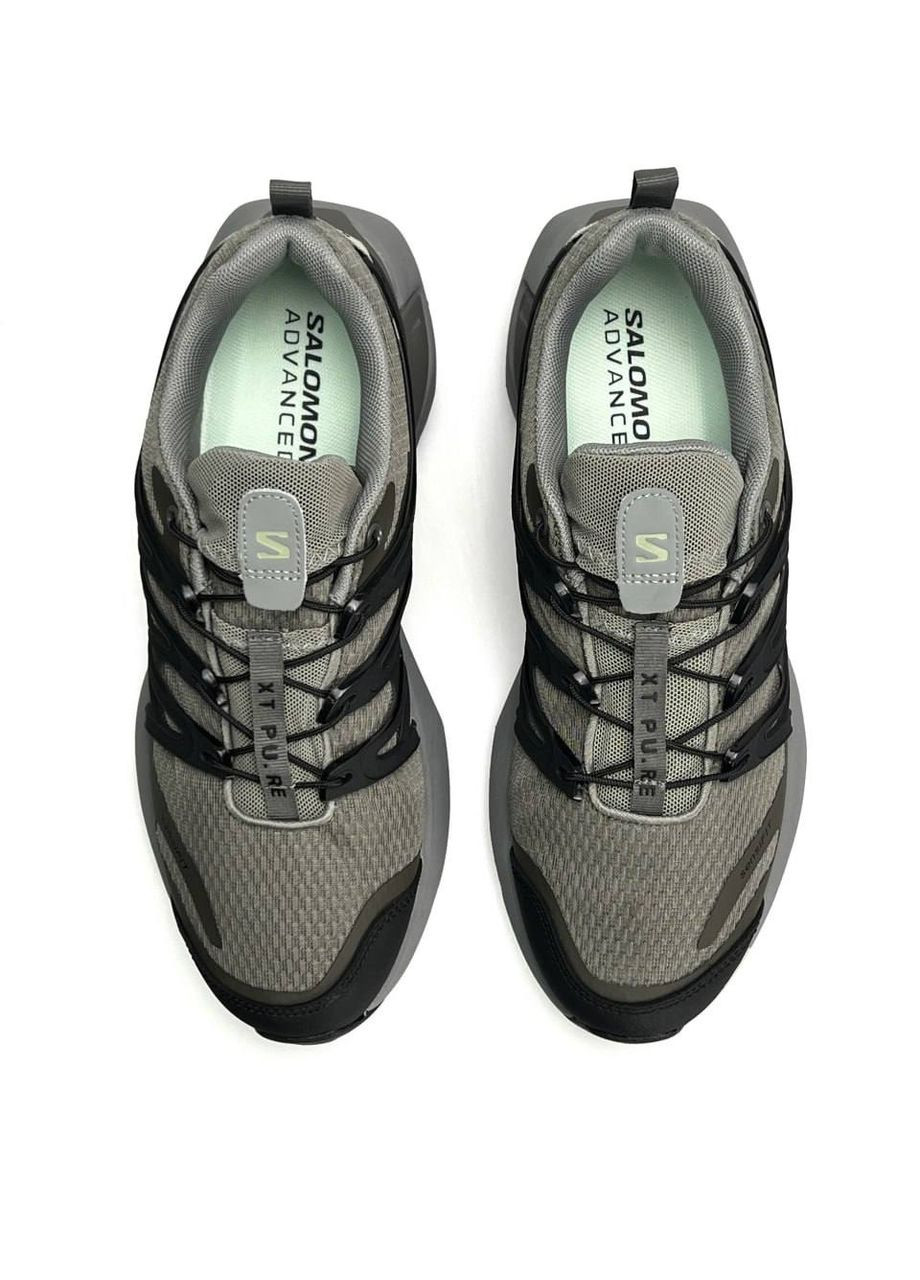 Сірі Осінні кросівки чоловічі No Brand