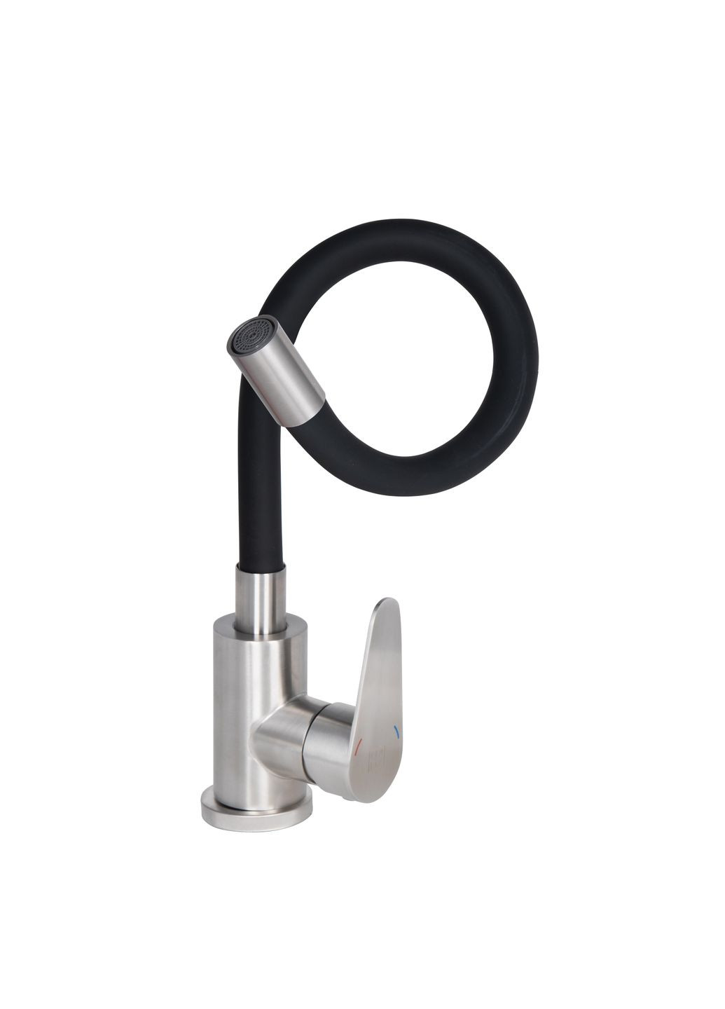 Смеситель для кухни Vida с гибким изливом (k35) LDVID015F3BLA43358 Black LIDZ 015F3 (323485836)