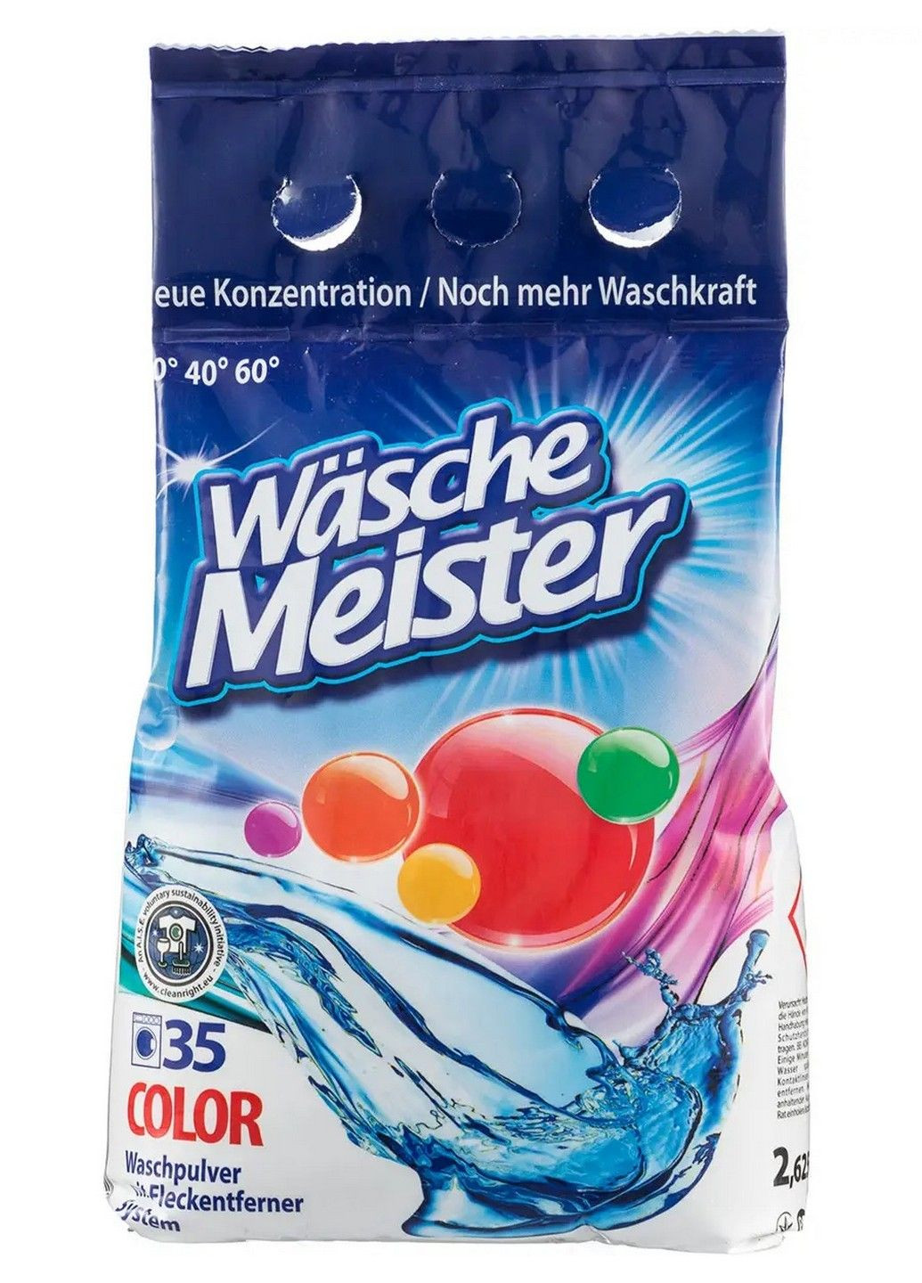Порошок для стирки Color 2.625 кг Wasche Meister (278075960)
