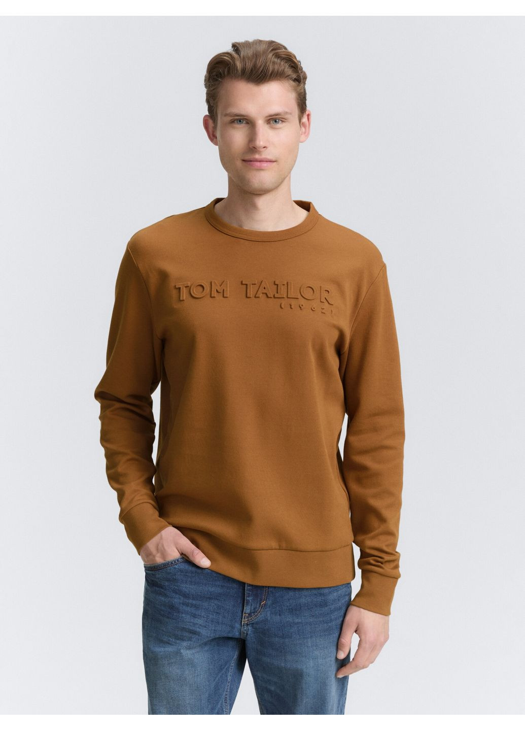 Коричневый свитшот Tom Tailor (366832288)