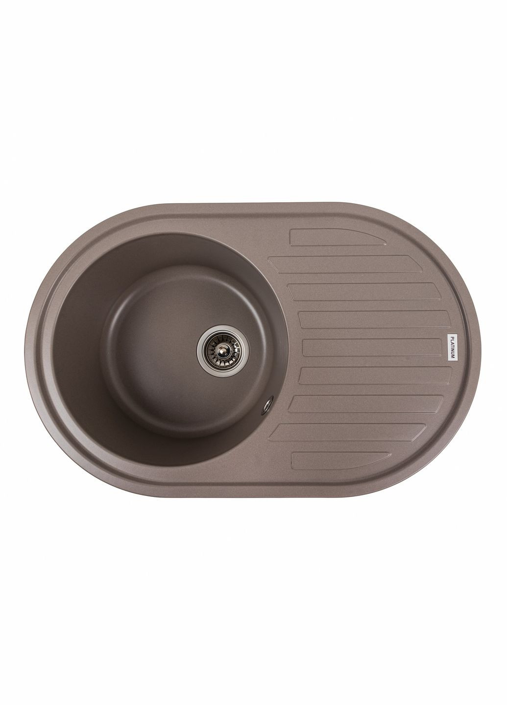 Гранитная мойка для кухни LIRA 7750 матовая Дюна Valeso (358059602)