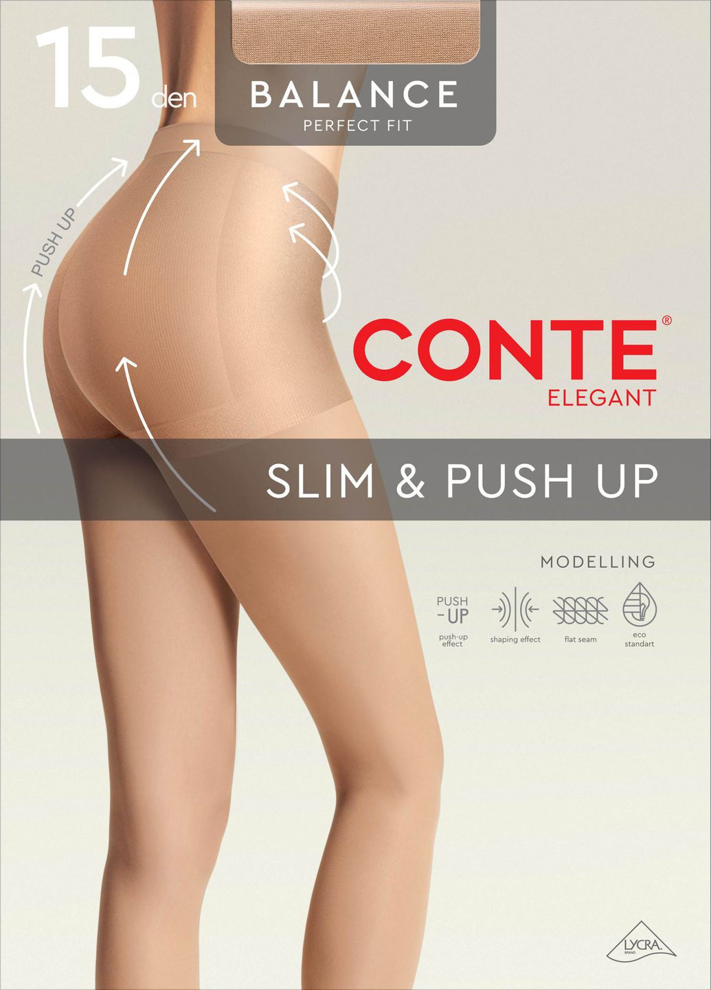 Колготки жін. CE BALANCE 15 (EU), р.2, Bronz Conte CE BALANCE 15 (EURO) (365967653)