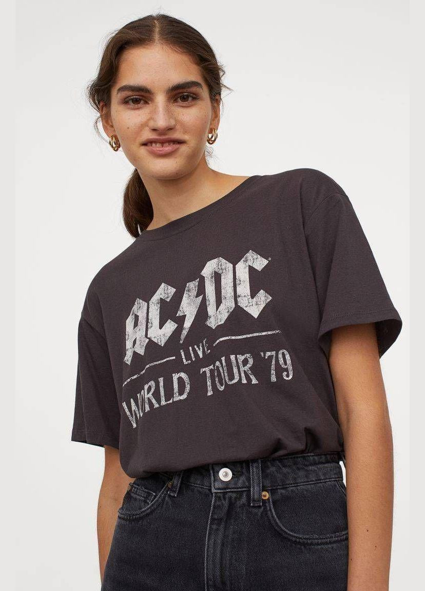 Футболка женская с принтом повседневная. No Brand - (341250225)