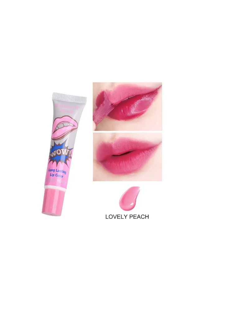 Тінт - плівка для губ, Lovely peach15 г Romantic Bear (305054867)