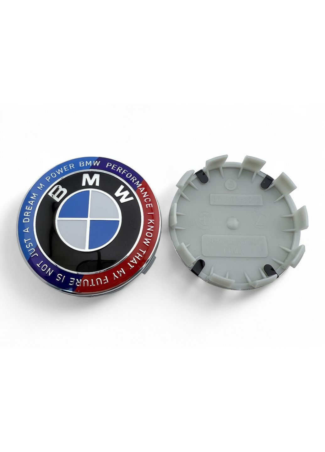 Ковпачки в диски БМВ заглушка для дисків 68/65 мм. Ювілейні 50 років (4 шт.) BMW (354698529)