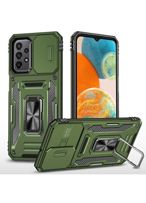 Ударопрочный чехол Camshield Army Ring для Samsung Galaxy A13 4G / A04s Army Green No Brand (344465249)
