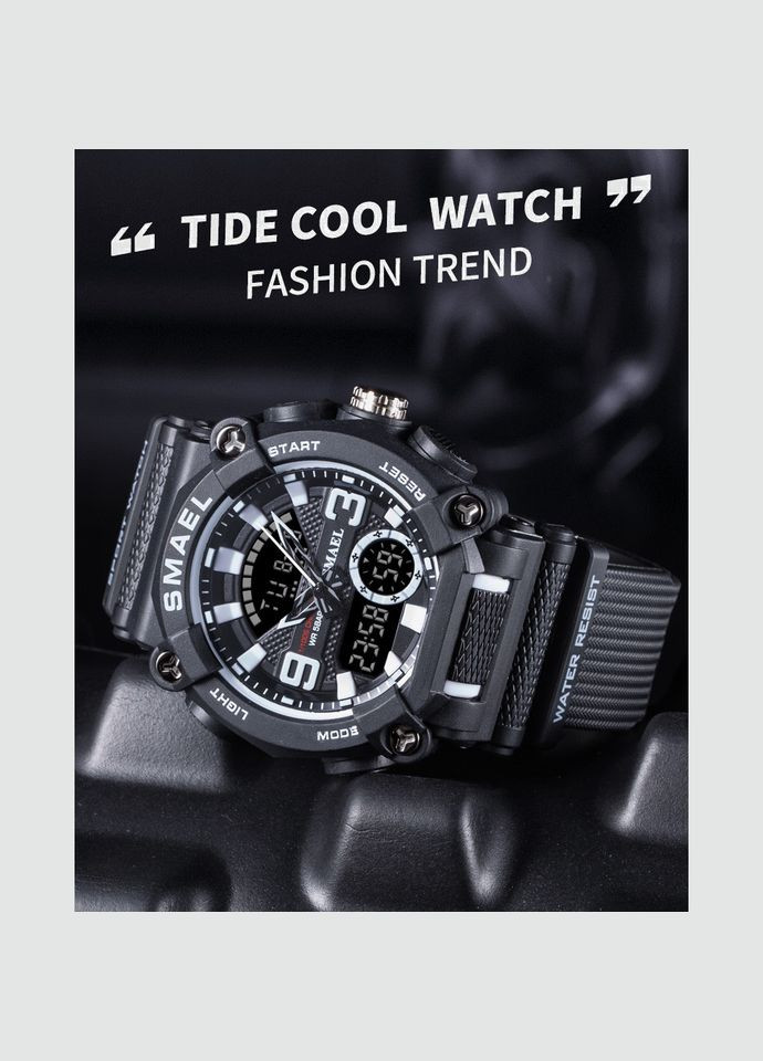 Чоловічий наручний годинник 8052 watсh (Army Green) Smael (322334173)