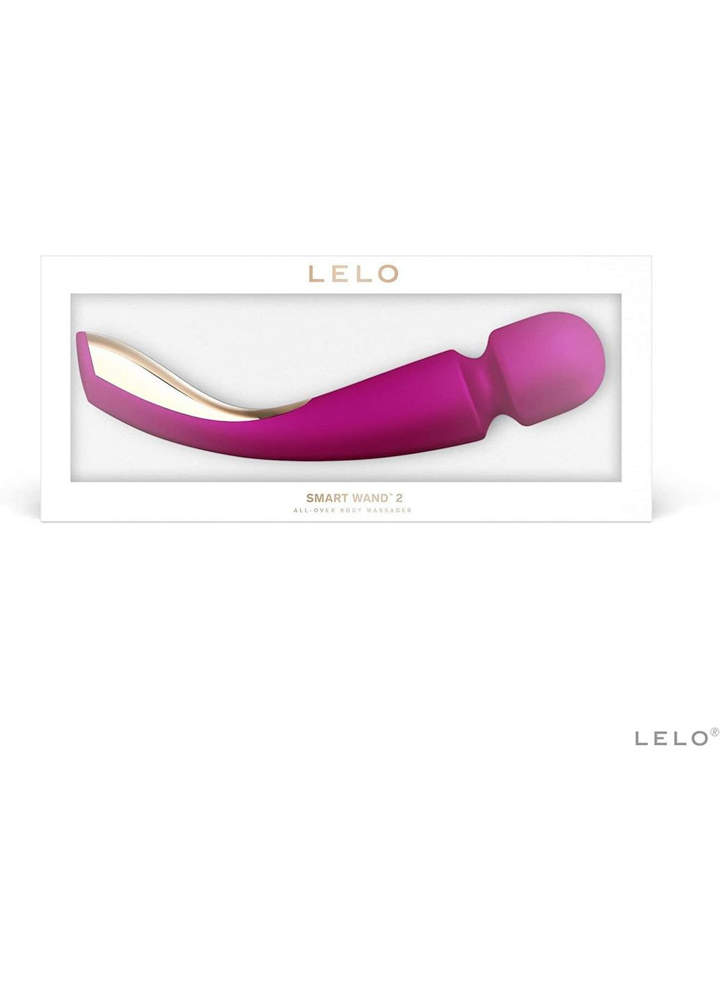 Вибромассар Smart Wand 2 Large Deep Rose MULTISHOP Lelo (341303875)