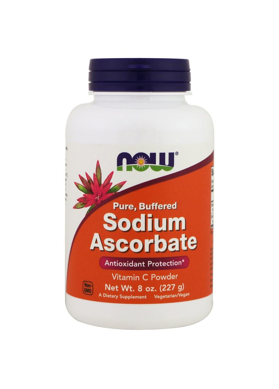Аскорбат натрия, Sodium Ascorbate, 227 г. Now Foods (364311788)
