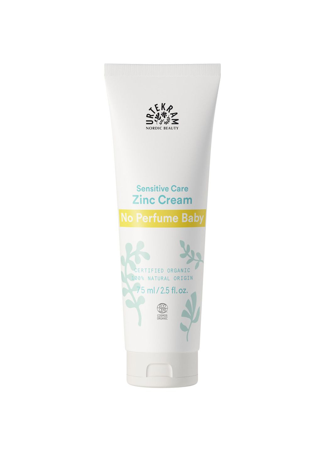 Органічний крем для дітей Zinc Cream для заспокоєння подразненої шкіри 75 мл Urtekram 1083590 (331860615)