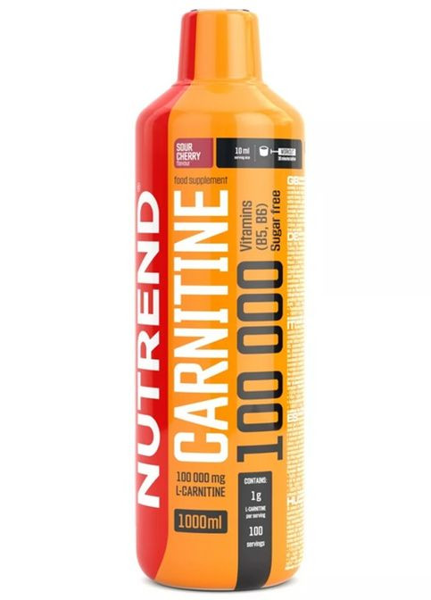 Carnitine 100 000 1000 ml /100 servings/ Sour Cherry Nutrend (302223878)