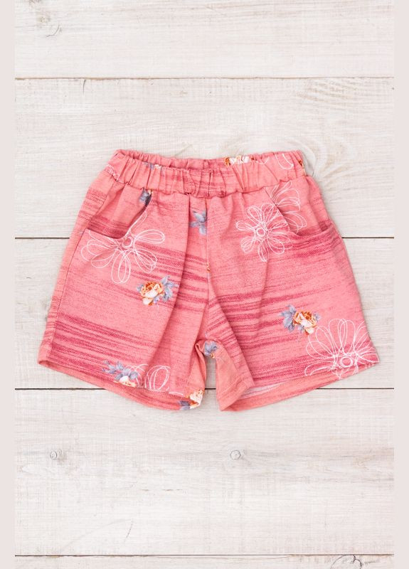 Шорты для девочки с принтом и карманами (p-5945) Носи своє (341679901)