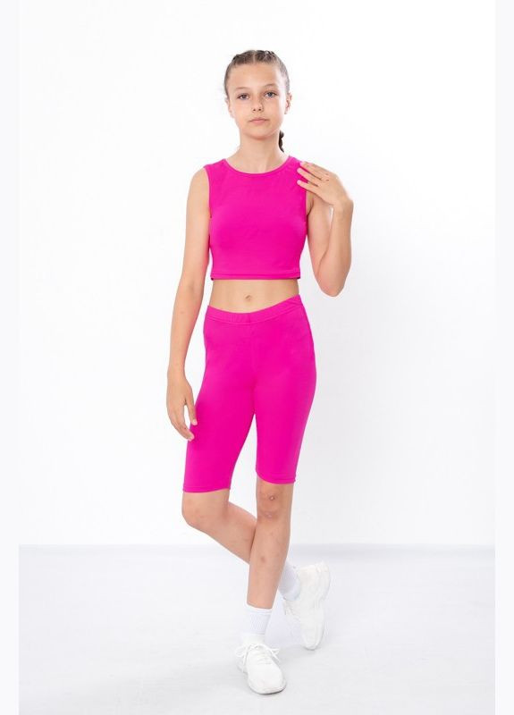 Розовый летний комплект для девочки (подростковый) (p-14561) Носи своє