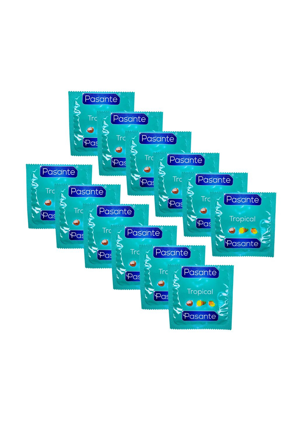 Презервативи Tropical Різнокольорові 12 шт Pasante (361082176)