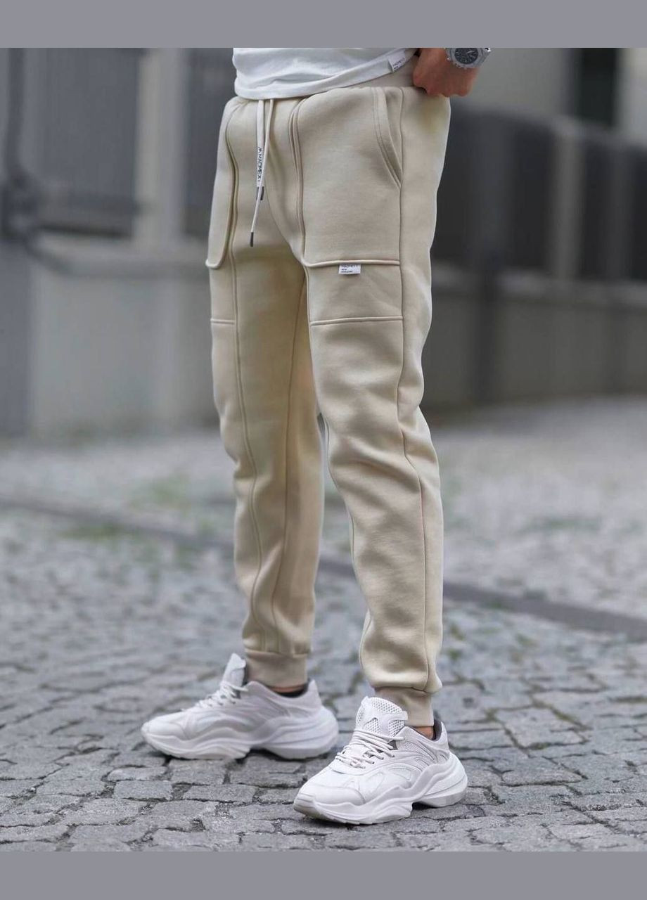 Штани Тринитка з Флісом Повномірні розміри No Brand (315336347)