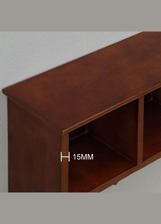 Вешалка для одежды из дерева Квебек 3 махагон (ВДО-0011313) No Brand (327869814)