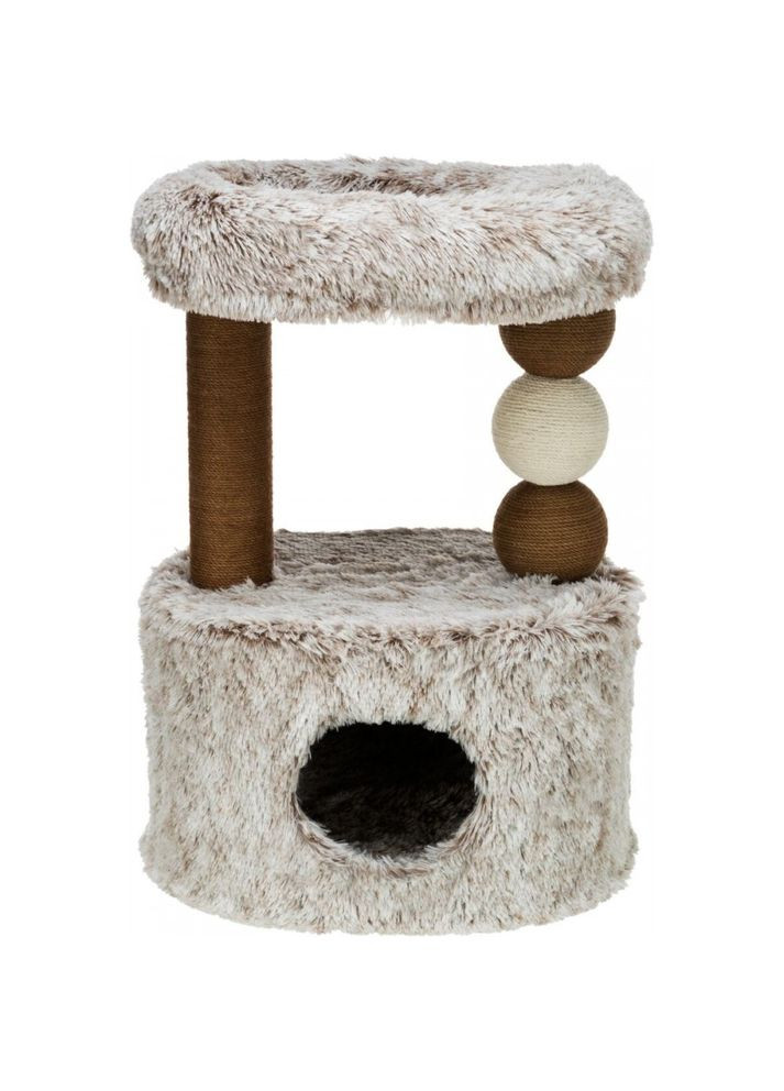 Царапка Harvey для кошек, джут/плюш/флис, 54х40х73 см (бело-коричневый) Trixie (362701361)